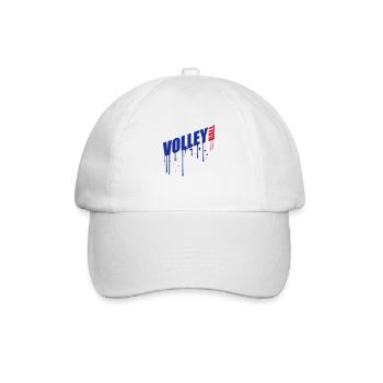 text cool aufschlag cool Volleyball rund kreis bal - Baseballkappe - Weiß/Weiß - Vorne