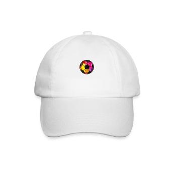 fussball farben - Baseballkappe - Weiß/Weiß - Vorne