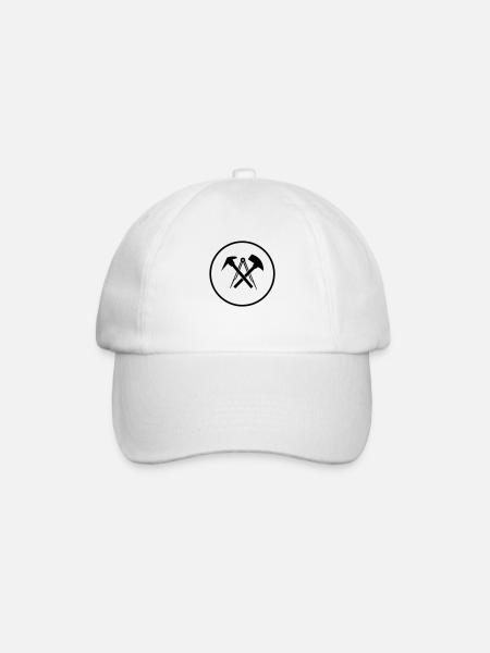 dachdecker_symbol_02 - Casquette classique - blanc/blanc