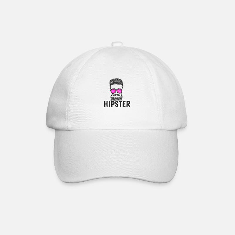 HIPSTER - Baseball Cap - white/white