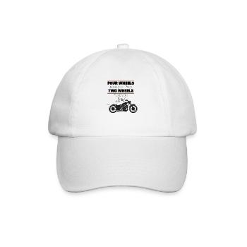 Bikers - Baseball Cap - white/white - Front