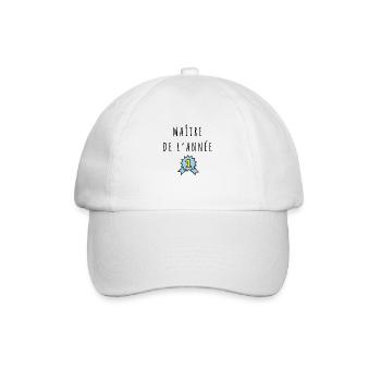 Maître de l'année - Casquette classique - blanc/blanc - Devant