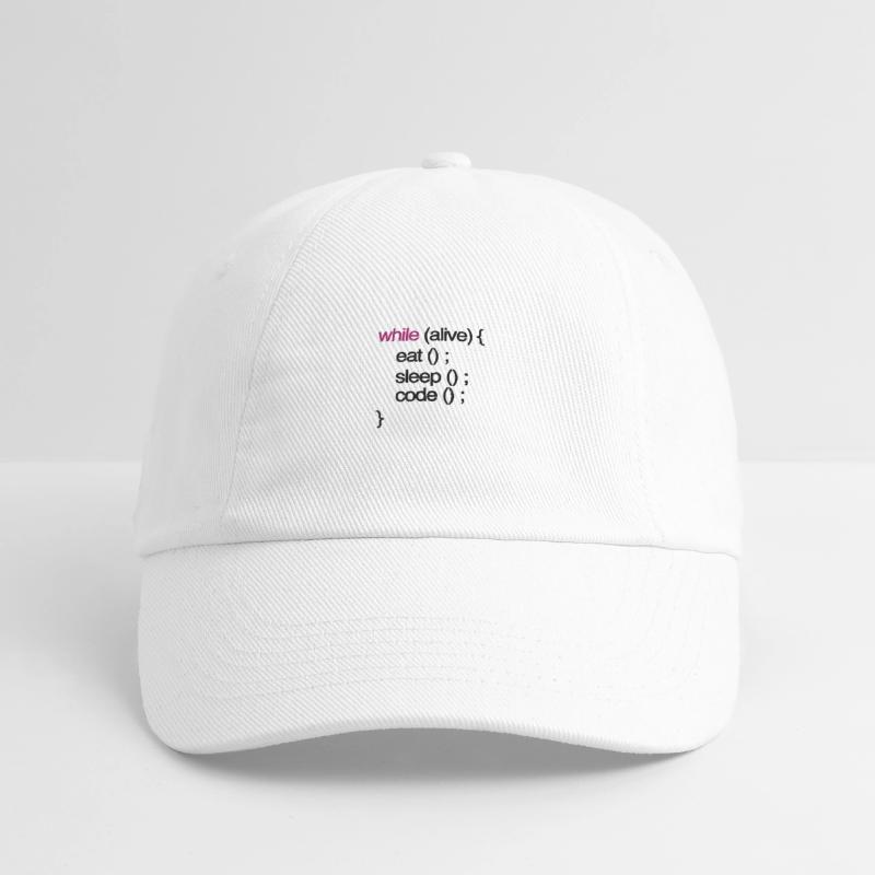 tandis que le code vivant Programmation de programmation informaticien Casquette classique