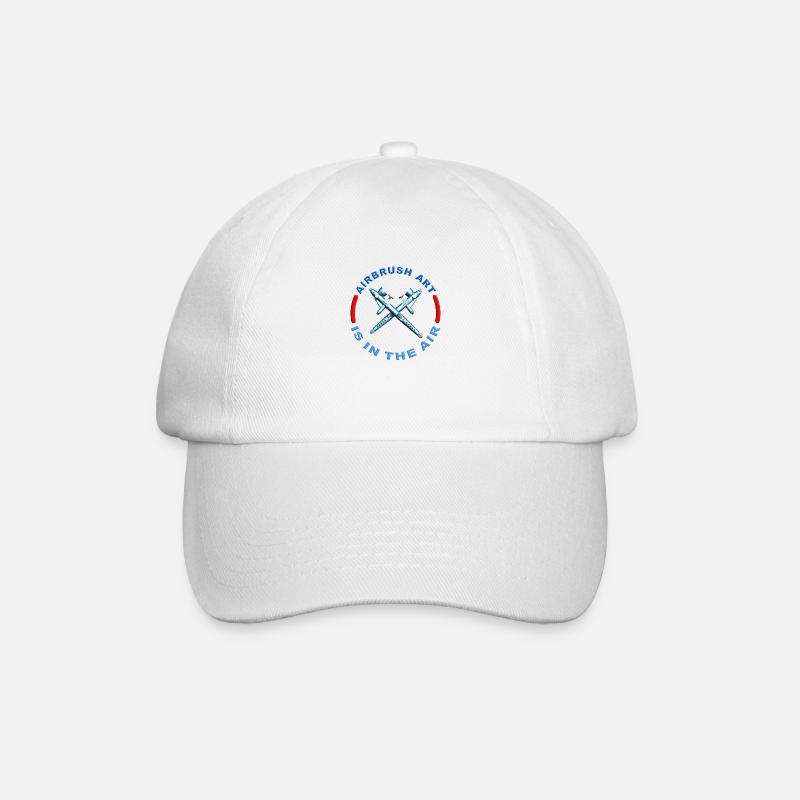 L’art de l’aérographe est dans l’air - Casquette classique - blanc/blanc