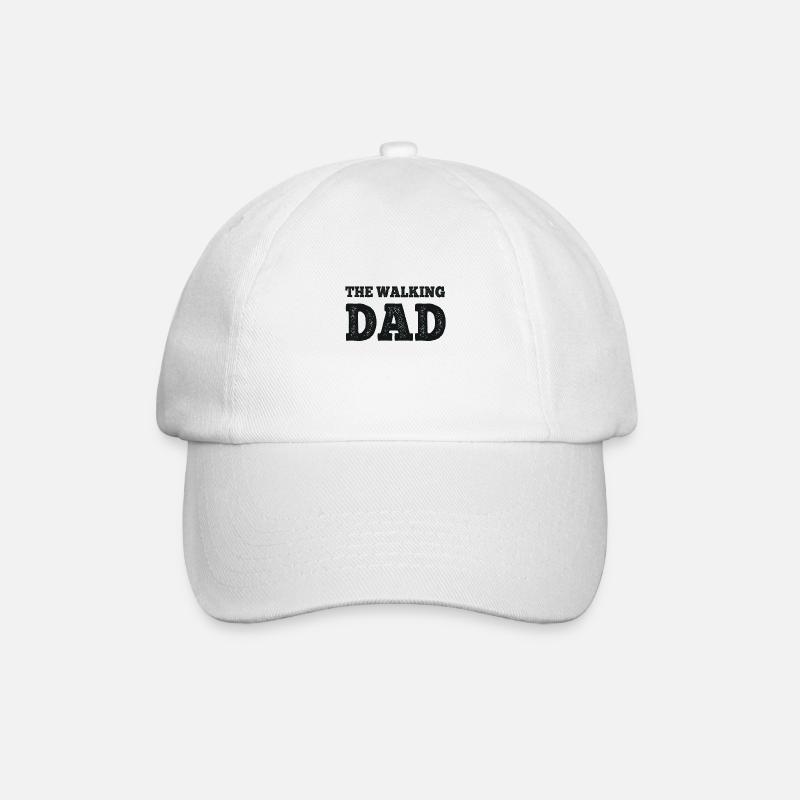 THE WALKING DAD - Baseballkappe - Weiß/Weiß