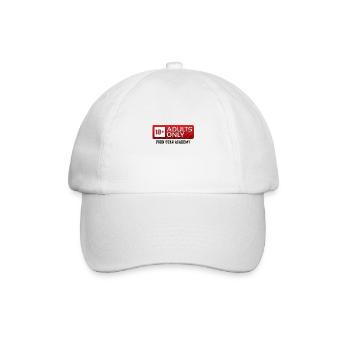 PORNSTAR +18 YEARS - Baseball Cap - white/white - Front