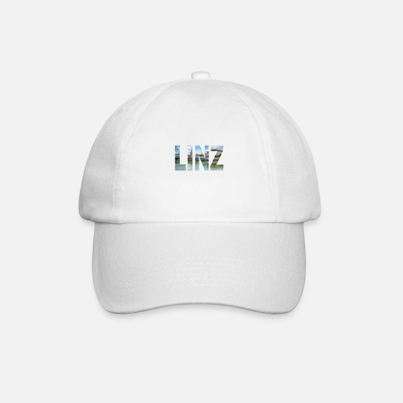 Paysage de Linz - Casquette classique - blanc/blanc
