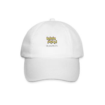 Parapente Parapente Montagnes Poule - Casquette classique - blanc/blanc - Devant