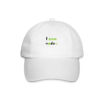 Je parle NodeJS - Je parle NodeJS - Casquette classique - blanc/blanc - Devant