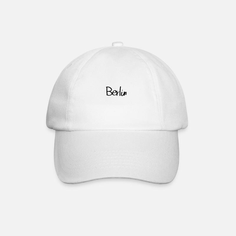 Berlin - Baseballkappe - Weiß/Weiß