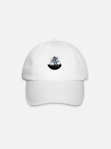 Dj - Baseball Cap - white/white
