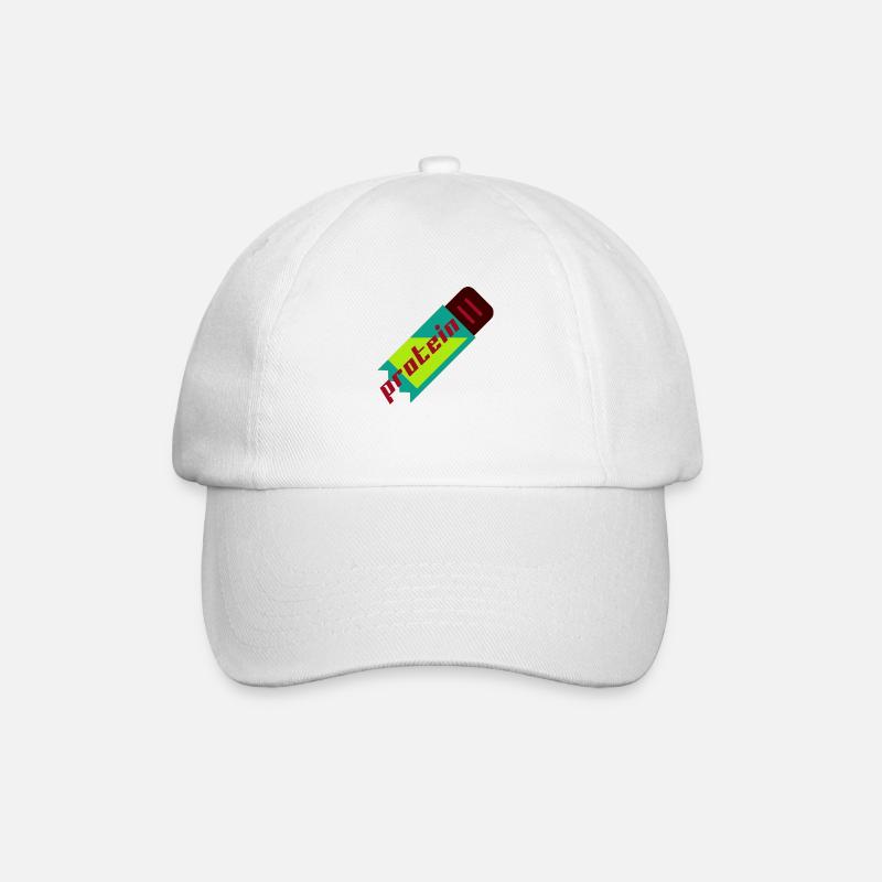 protein - Basebollkeps - vit/vit