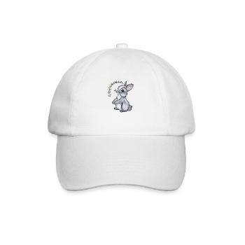 Bébé lapin Illustration aquarelle - Casquette classique - blanc/blanc - Devant