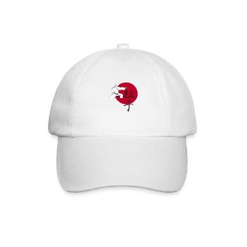 Karate Oi-Tsuki - Baseballkappe - Weiß/Weiß - Vorne