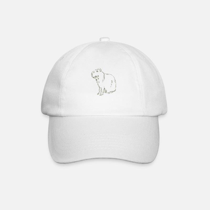 Capybara - Casquette classique - blanc/blanc