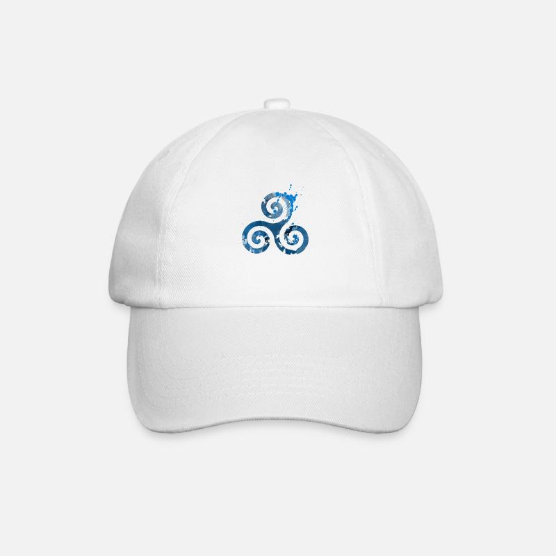 Triskelion celtique - Casquette classique - blanc/blanc