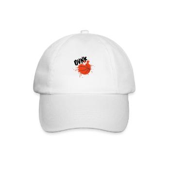 Basketball, Dunk, ball - Baseball Cap - white/white - Front