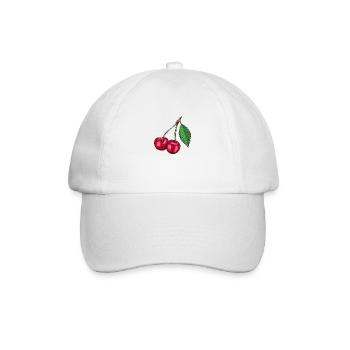 MA CERISE - Casquette classique - blanc/blanc - Devant