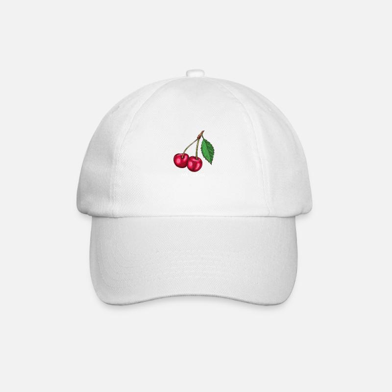 MY CHERRY - Baseball Cap - white/white