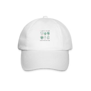 Let's Root And Watch Each Other Grow I - Baseball Cap - white/white - Front