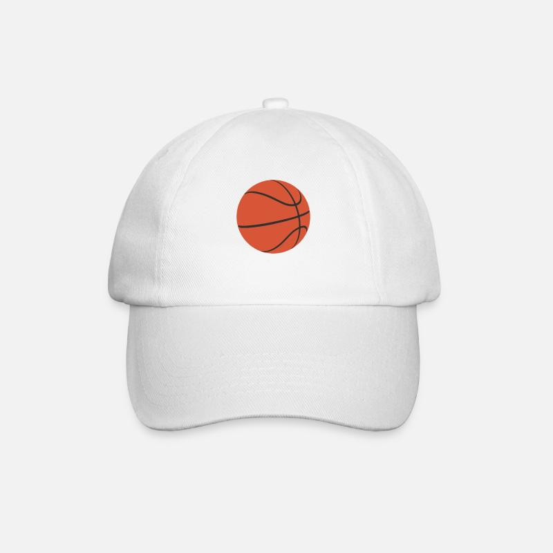 Basketball - Baseball Cap - white/white