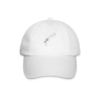 Pissenlit nature rêve envolé d'oiseau - Casquette classique - blanc/blanc - Devant