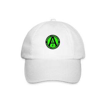 alfanimalliberationhumanliberation vert néon noir - Casquette classique - blanc/blanc - Devant
