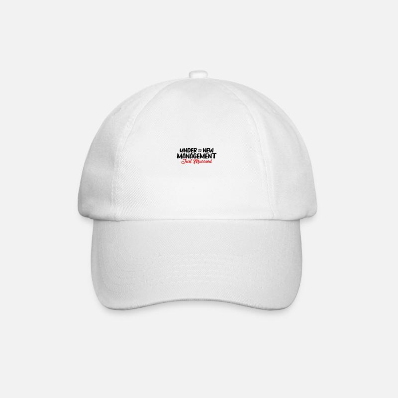 Under New Management Just Married Idée cadeau - Casquette classique - blanc/blanc