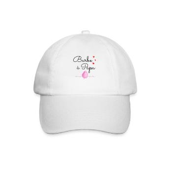 Barbe à papa barbu Idée cadeau original - Casquette classique - blanc/blanc - Devant