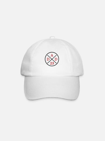 Dad 23 - Baseballkappe - Weiß/Weiß