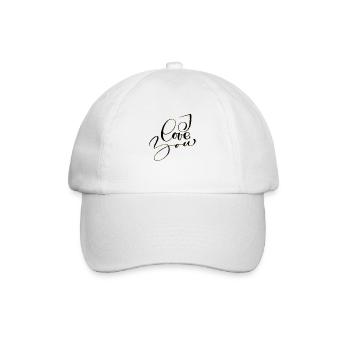 Valentine's Day-Valentine's Day - Baseball Cap - white/white - Front