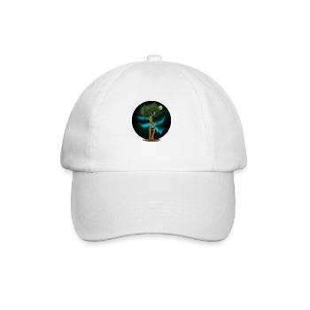 OT Tree in the Aurora Borealis (gOT it!) - Baseball Cap - white/white - Front