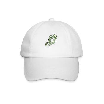 Großes Geld, das zu Ihnen für Reichtum und Wohlstand fliegt. - Baseballkappe - Weiß/Weiß - Vorne