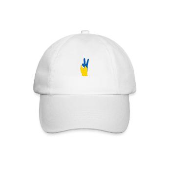 Ukraine - Baseball Cap - white/white - Front
