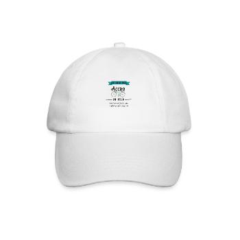je suis pas accro au vélo - Casquette classique - blanc/blanc - Devant