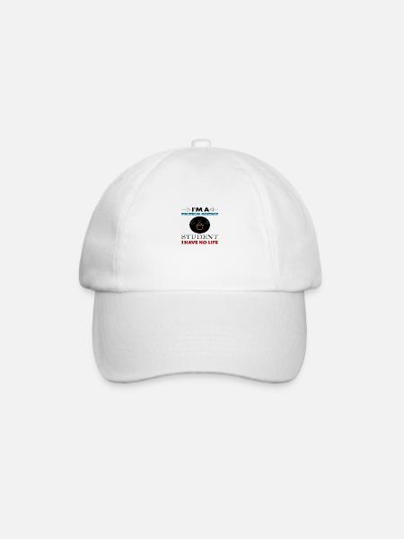 Je suis un étudiant en sciences politiques Je n’ai pas de vie - Casquette classique - blanc/blanc