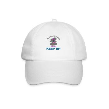 Canyoning Climb Like A Girl Girl Rock Climbing - Baseball Cap - white/white - Front