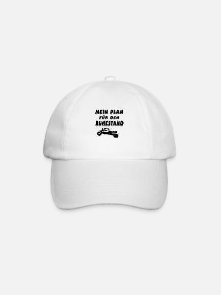 Auto - Baseballkappe - Weiß/Weiß