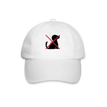 Pas de bouclier de symbole de chien - Casquette classique - blanc/blanc - Devant