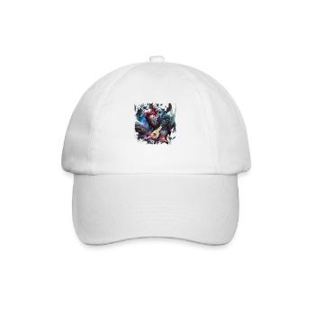 My Bleeding Heart Plays Guitar - Baseball Cap - white/white - Front