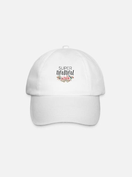 Super nounou - Casquette classique - blanc/blanc
