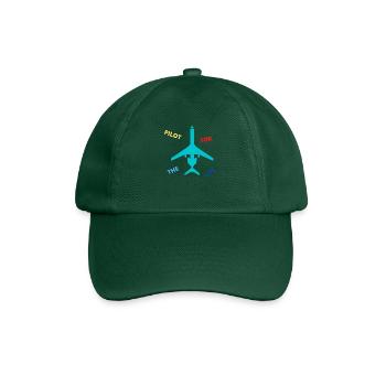 PILOT FOR THE LIFE - Baseball Cap - bottle green - Front