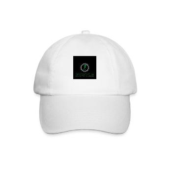 Hustle grün black - Baseballkappe - Weiß/Weiß - Vorne