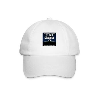 Ich muss jetzt erst mal zu mir kommen. - Baseballkappe - Weiß/Weiß - Vorne