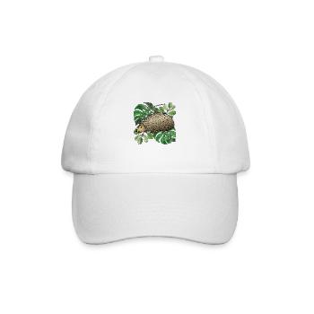Igel - Baseballkappe - Weiß/Weiß - Vorne