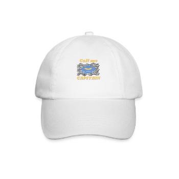 Appel moi capitaine - Casquette classique - blanc/blanc - Devant