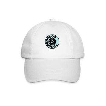 Dial Vintage Phone Call Retro Technologie - Casquette classique - blanc/blanc - Devant