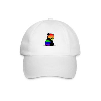 Panda LGBTQQIAA2S+ - Casquette classique - blanc/blanc - Devant