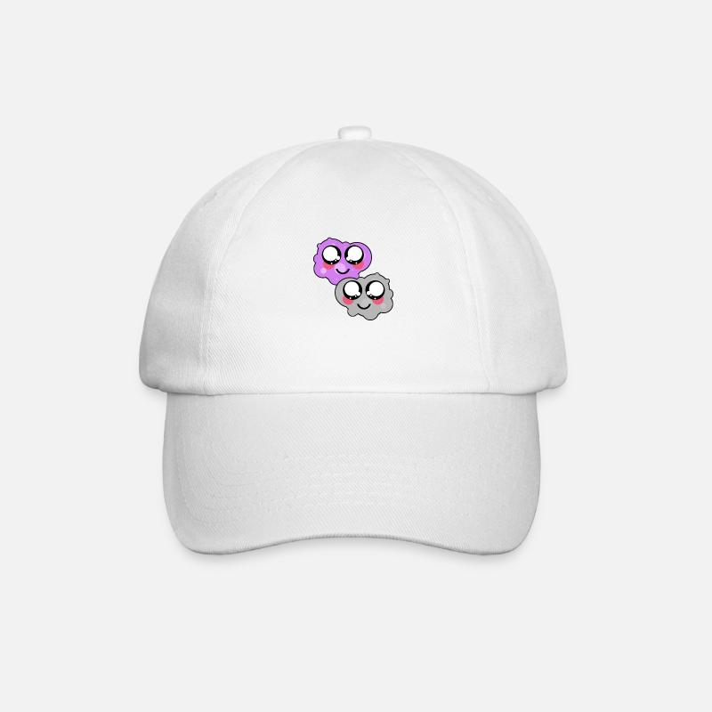 Kawaii - METEORS - Baseballkappe - Weiß/Weiß