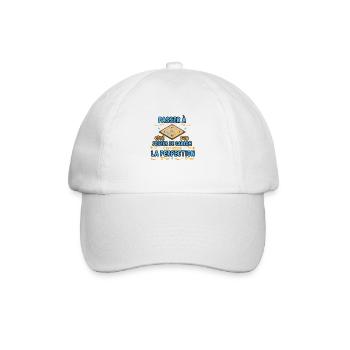 passer à coté d'un joueur de carrom drôles cadeau - Casquette classique - blanc/blanc - Devant